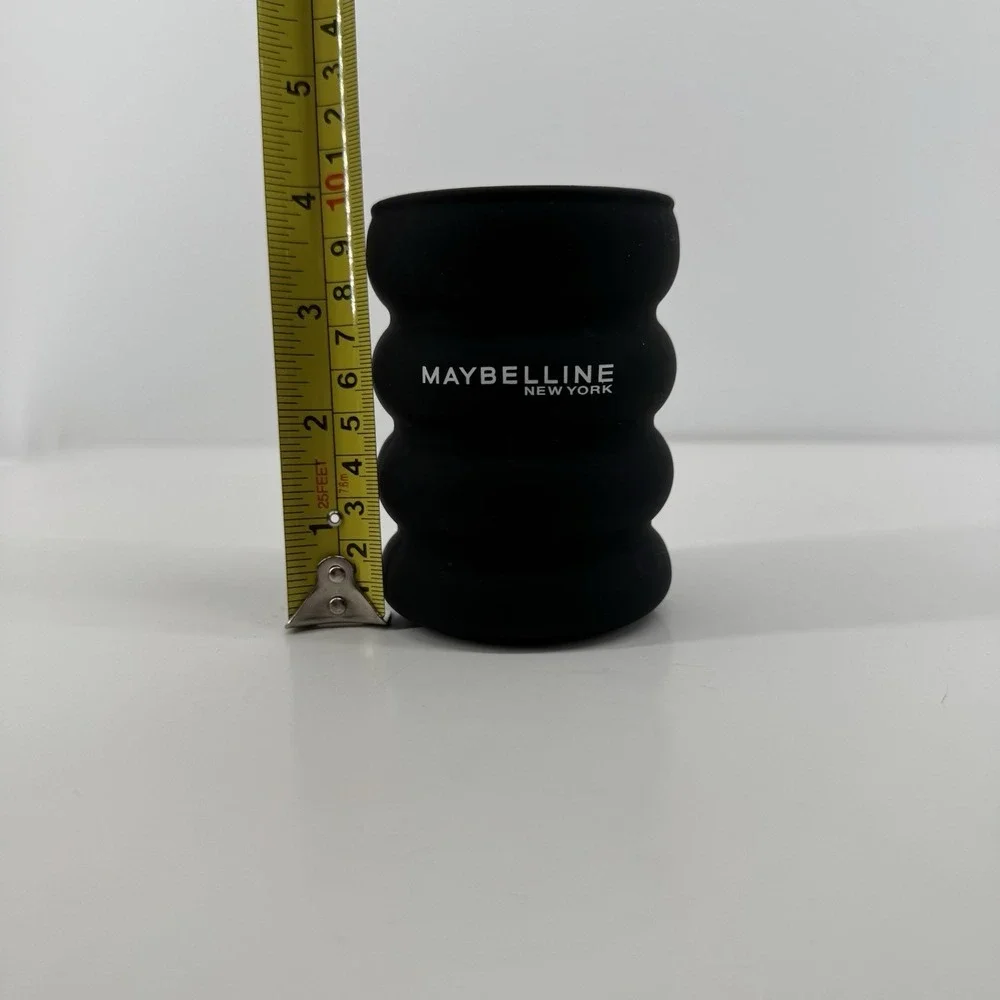 Maybelline New York Black Silicone Makeup Brush Holder Cup Organizer Vanity